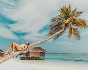 Photo planning a vacation with mindfulness