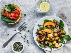 Photo improving well-being through nutrition