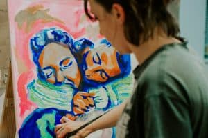 Photo art therapy mental health impact